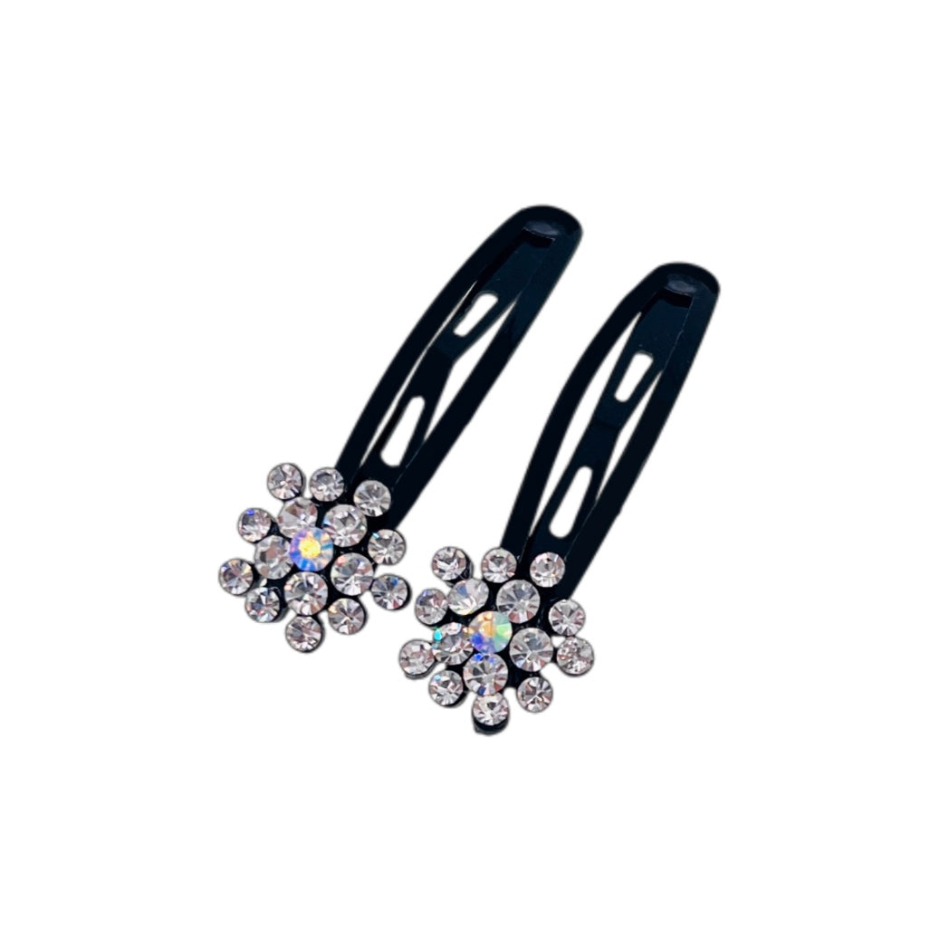 Flower Crystal Click-Clack Clip · C23