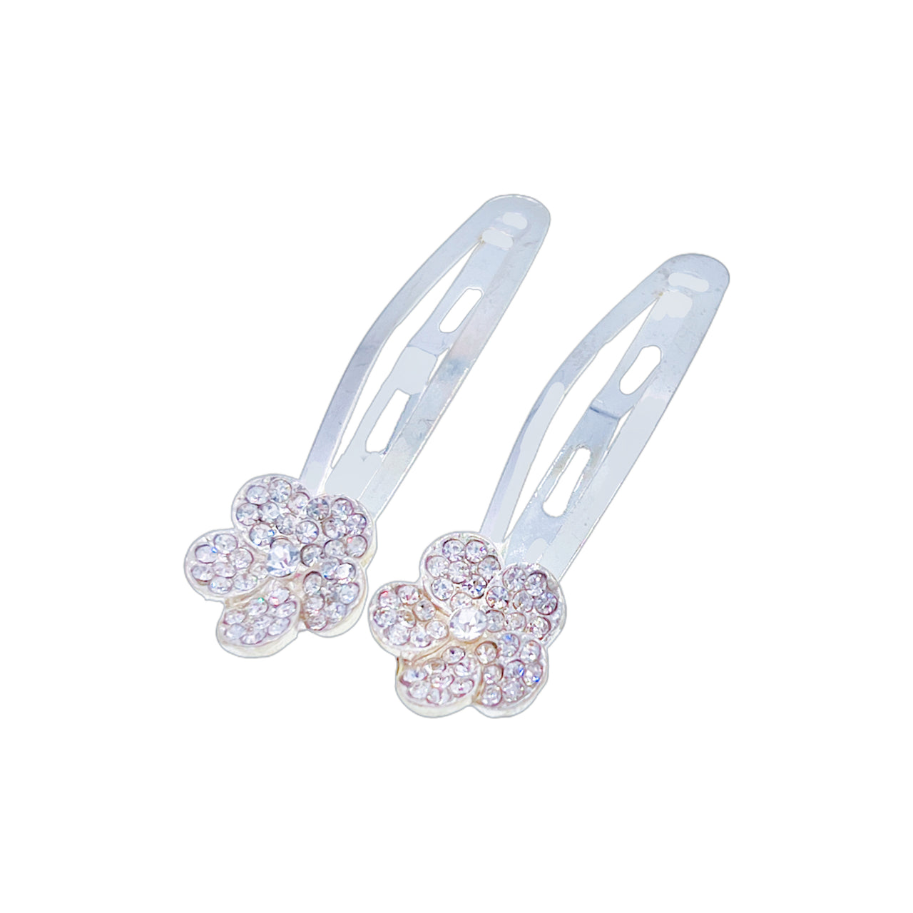 Crystal Flower Click-Clack Clip · C09