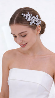 Aurora Laurel Leaf Bridal Hair Clip - MOGHANT
