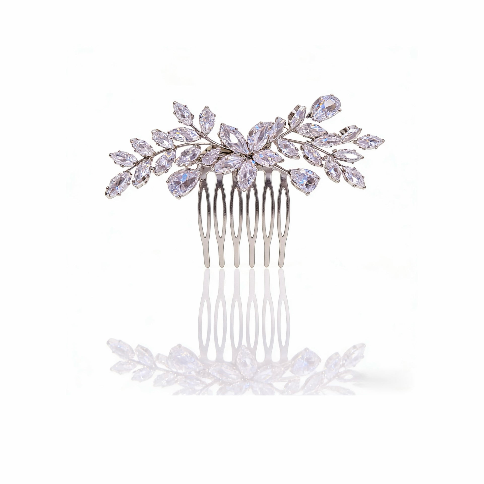 Aurora Blossom Grace Bridal Hair Comb - MOGHANT