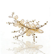 Elysian Handwoven Blossom Vine Bridal Hair Clip - MOGHANT
