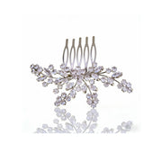 Aurora Twin Blossom Bridal Hair Comb - MOGHANT