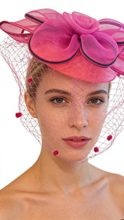 ✅Voile Élégance Floral Fascinator F3028 - MOGHANT