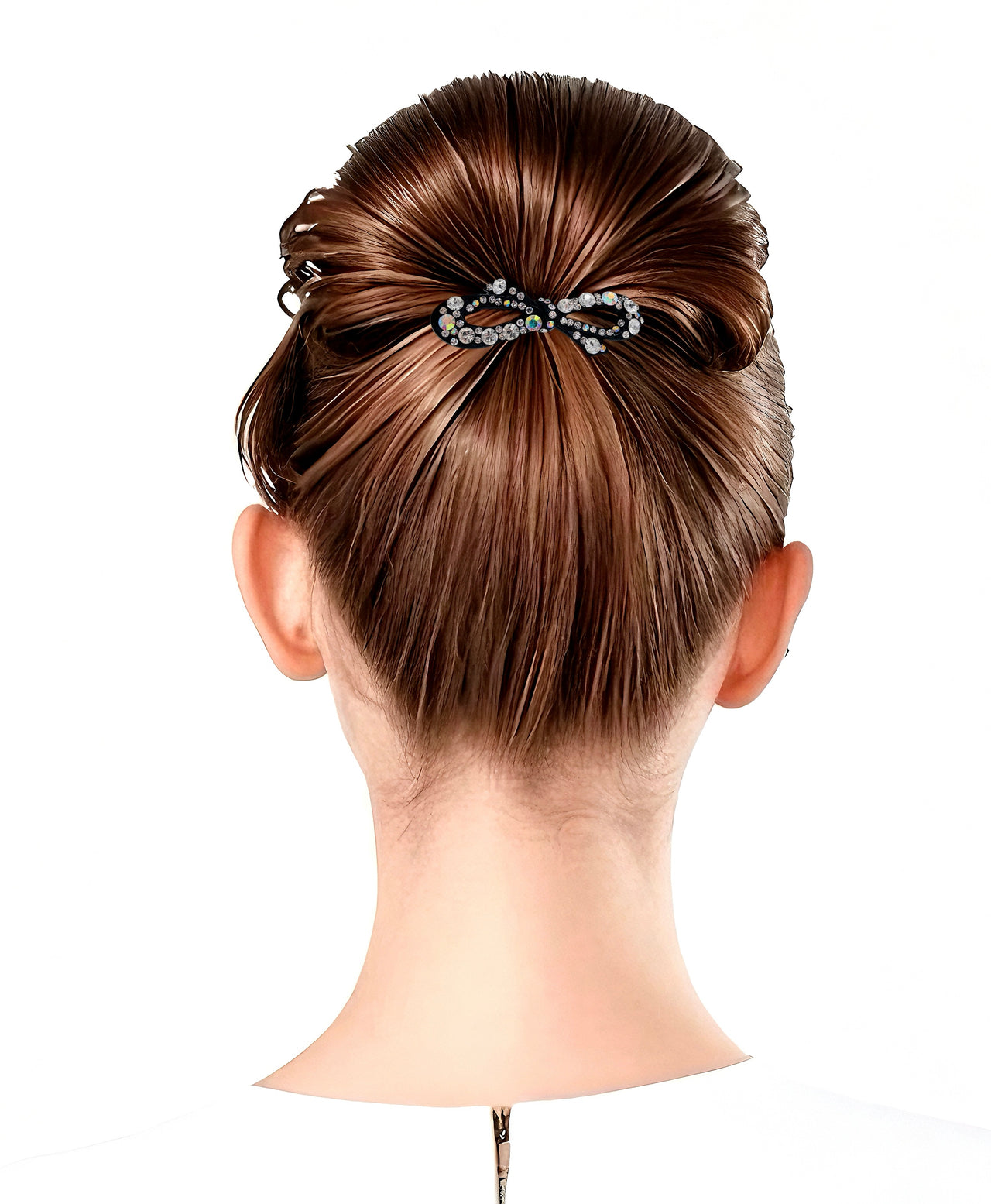 Lustre Bow Bloom · Alligator Clip