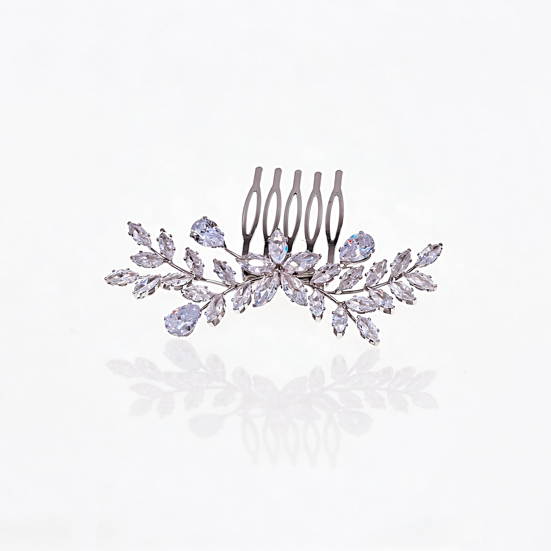 Aurora Blossom Grace Bridal Hair Comb - MOGHANT