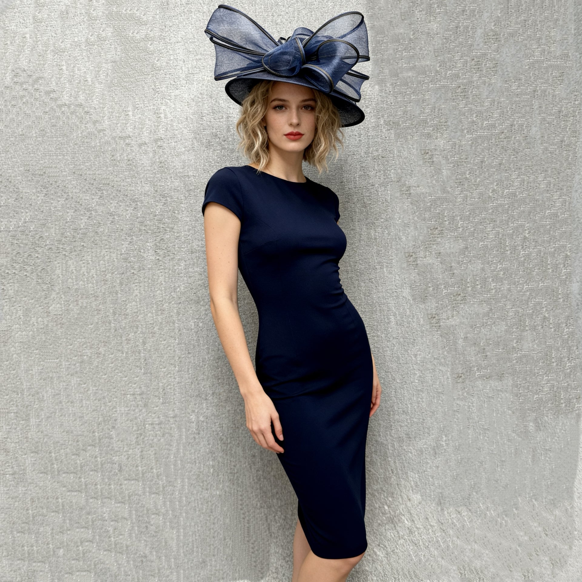 Le Grand Bow Fascinator Dress Hat DH5004 - MOGHANT