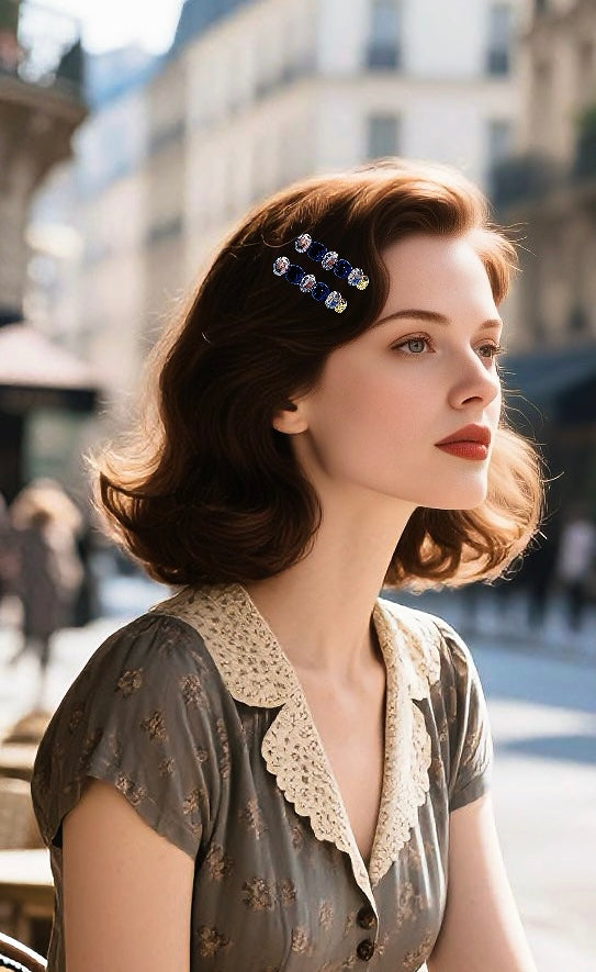 Pearl Prism · Pearl & Ice Bloom Alligator Clip