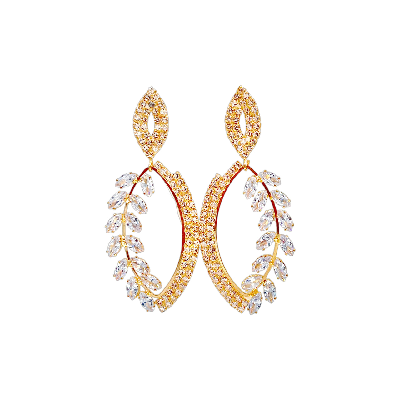 Feuille d’Éclat · Leaf of Light Earrings