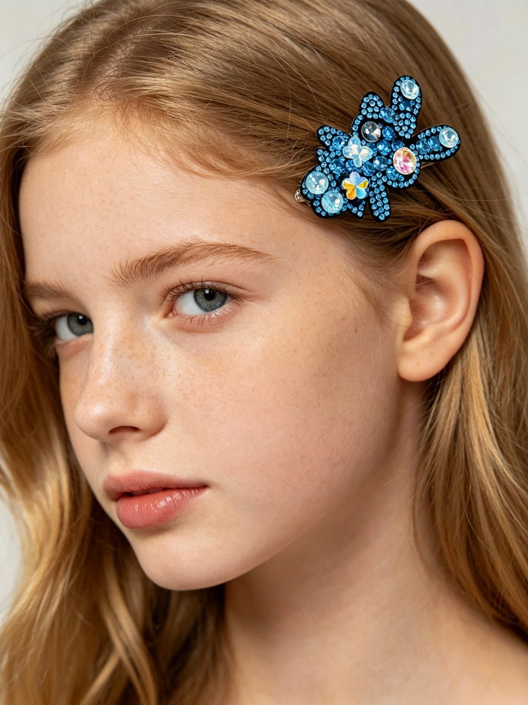 Bunny Crystal Alligator Clip - MOGHANT