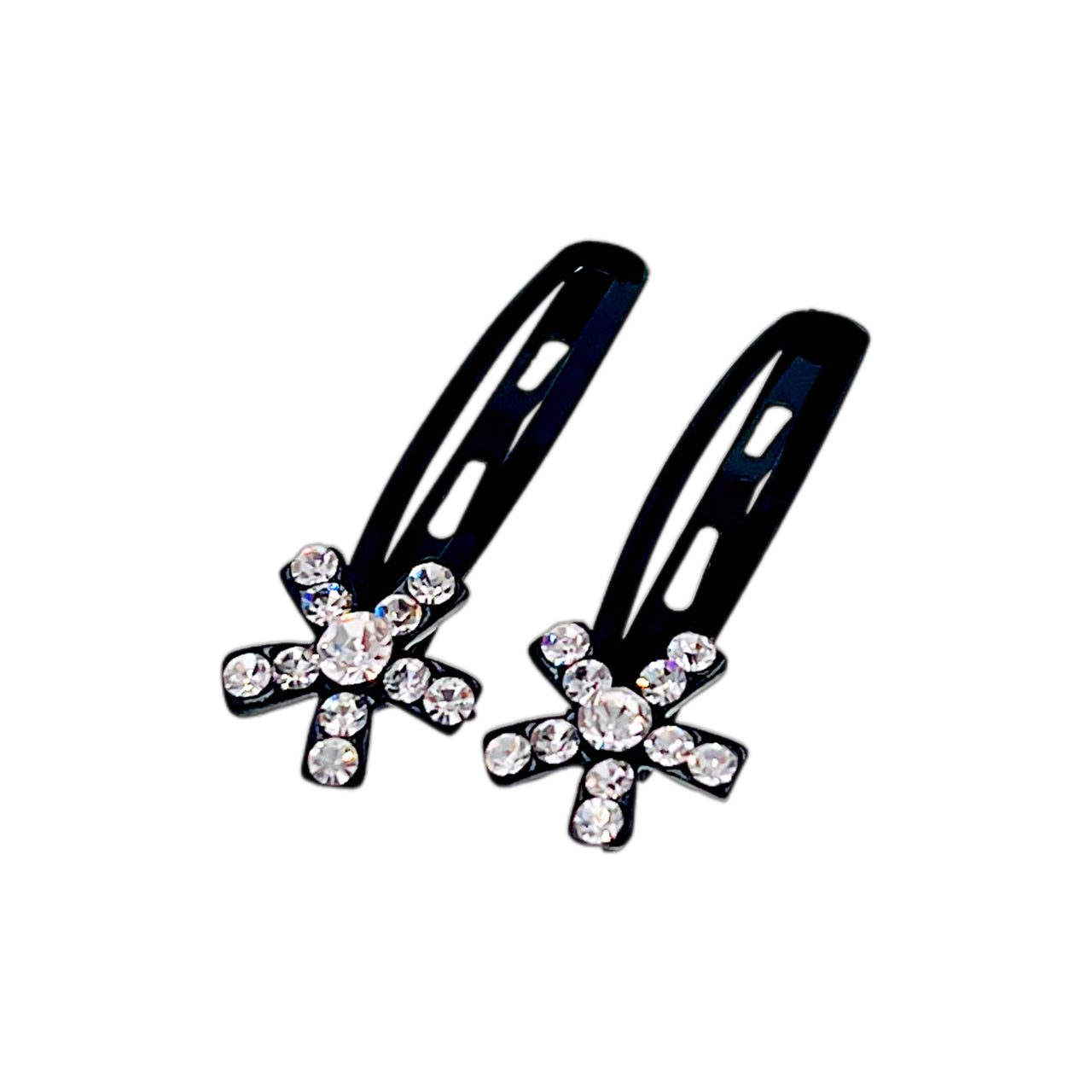 Flower Crystal Click-Clack Clip · C31