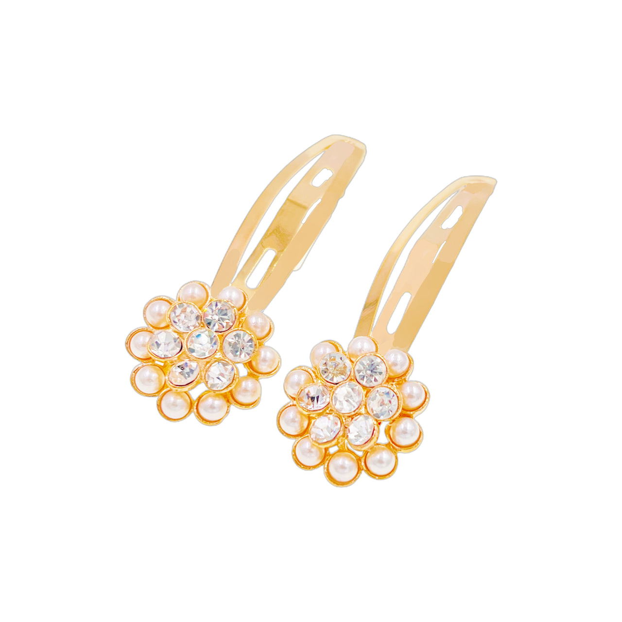 Pearl Flower Click-Clack Clip · C03