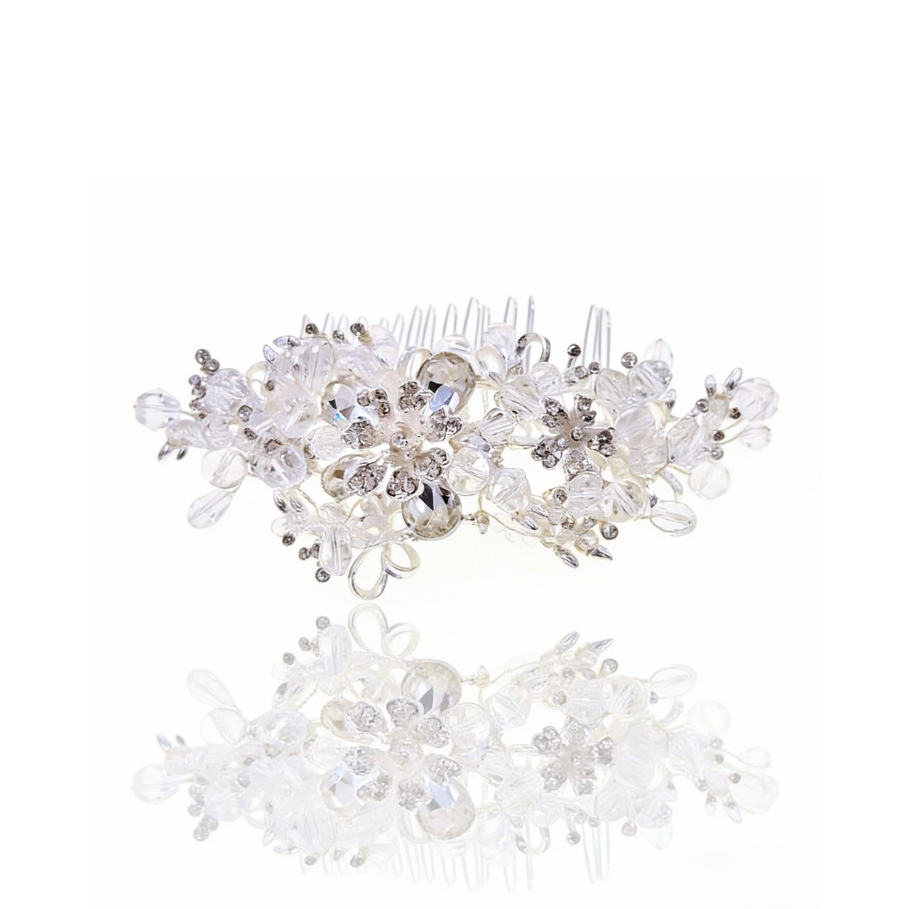 Aurora Handwoven Imperial Crystal Bridal Hair Comb