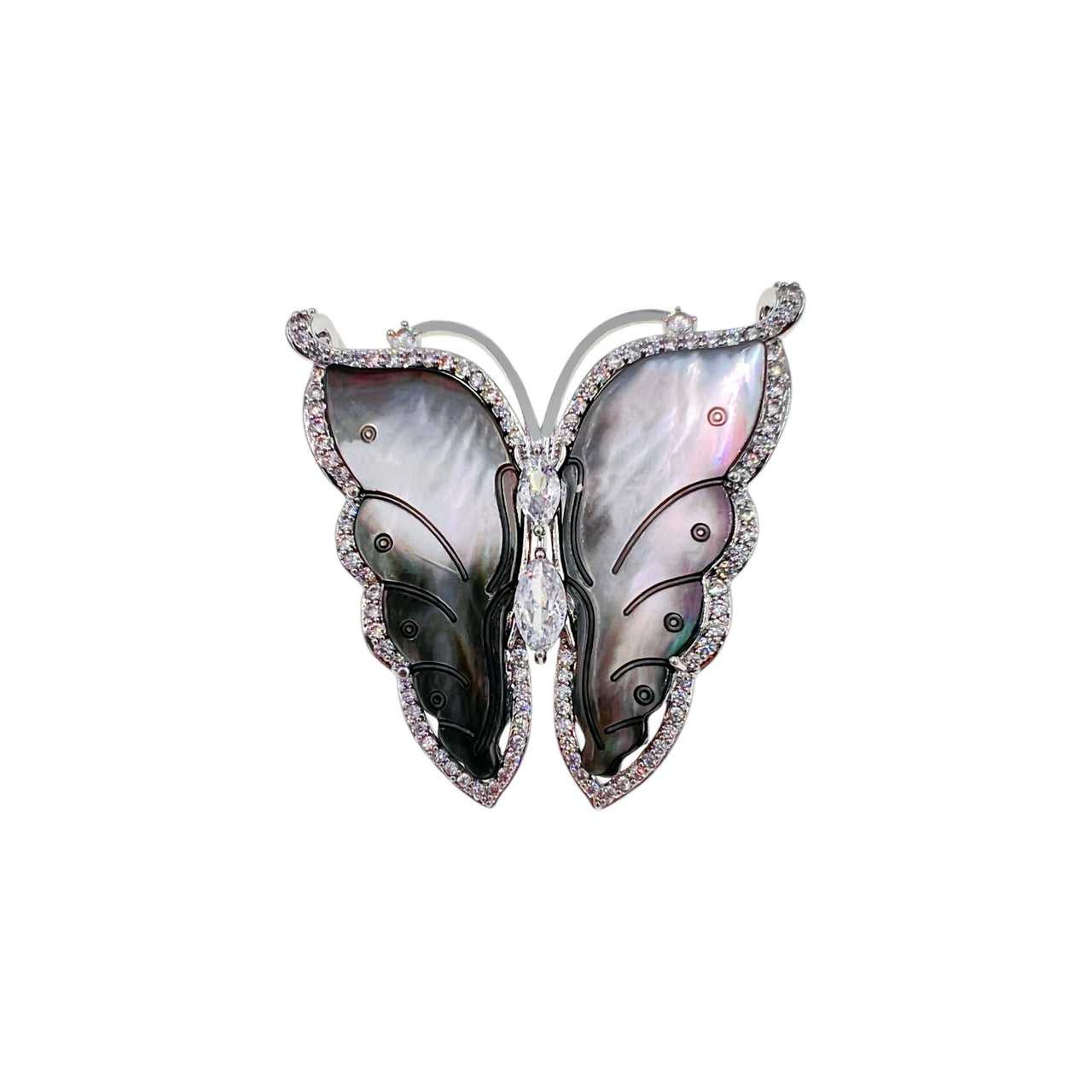 Iris Noire · Wings of Twilight Butterfly Brooch