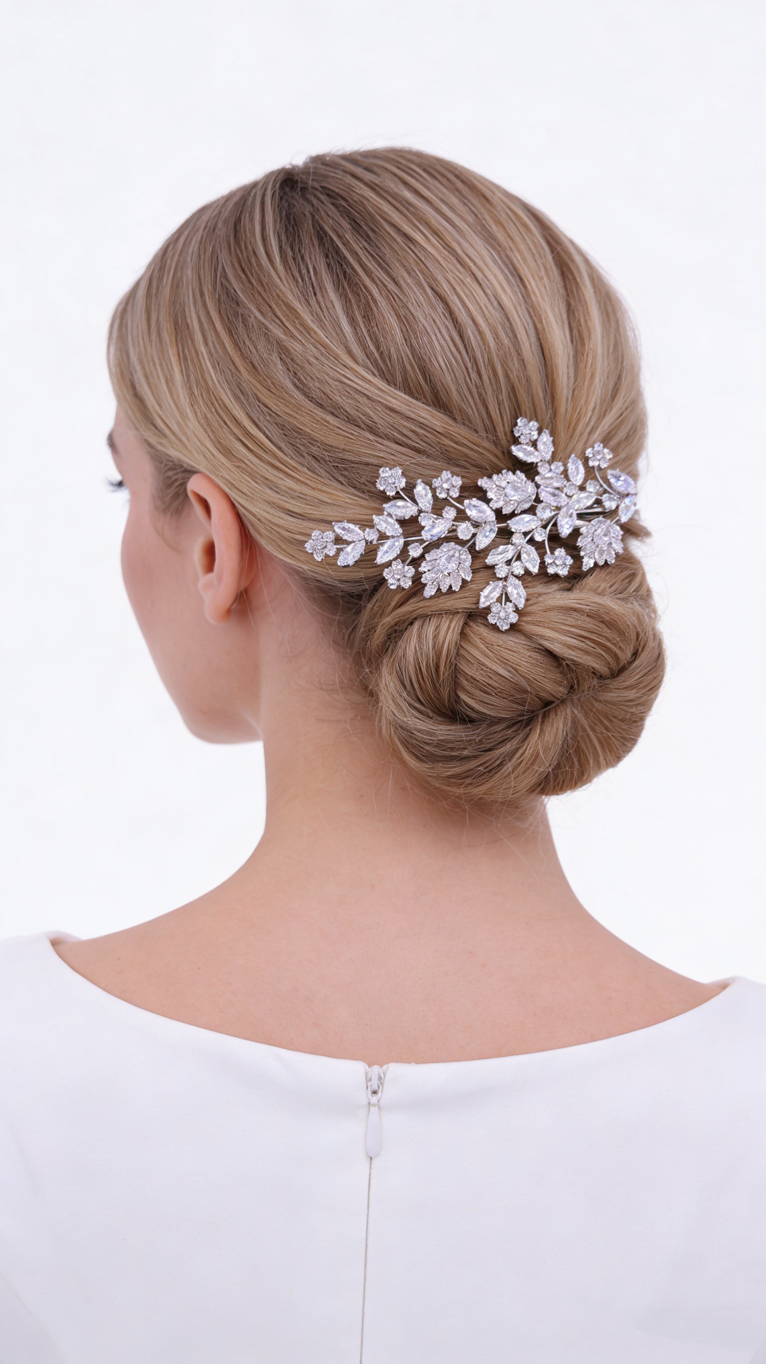 Aurora Laurel Leaf Bridal Hair Clip - MOGHANT