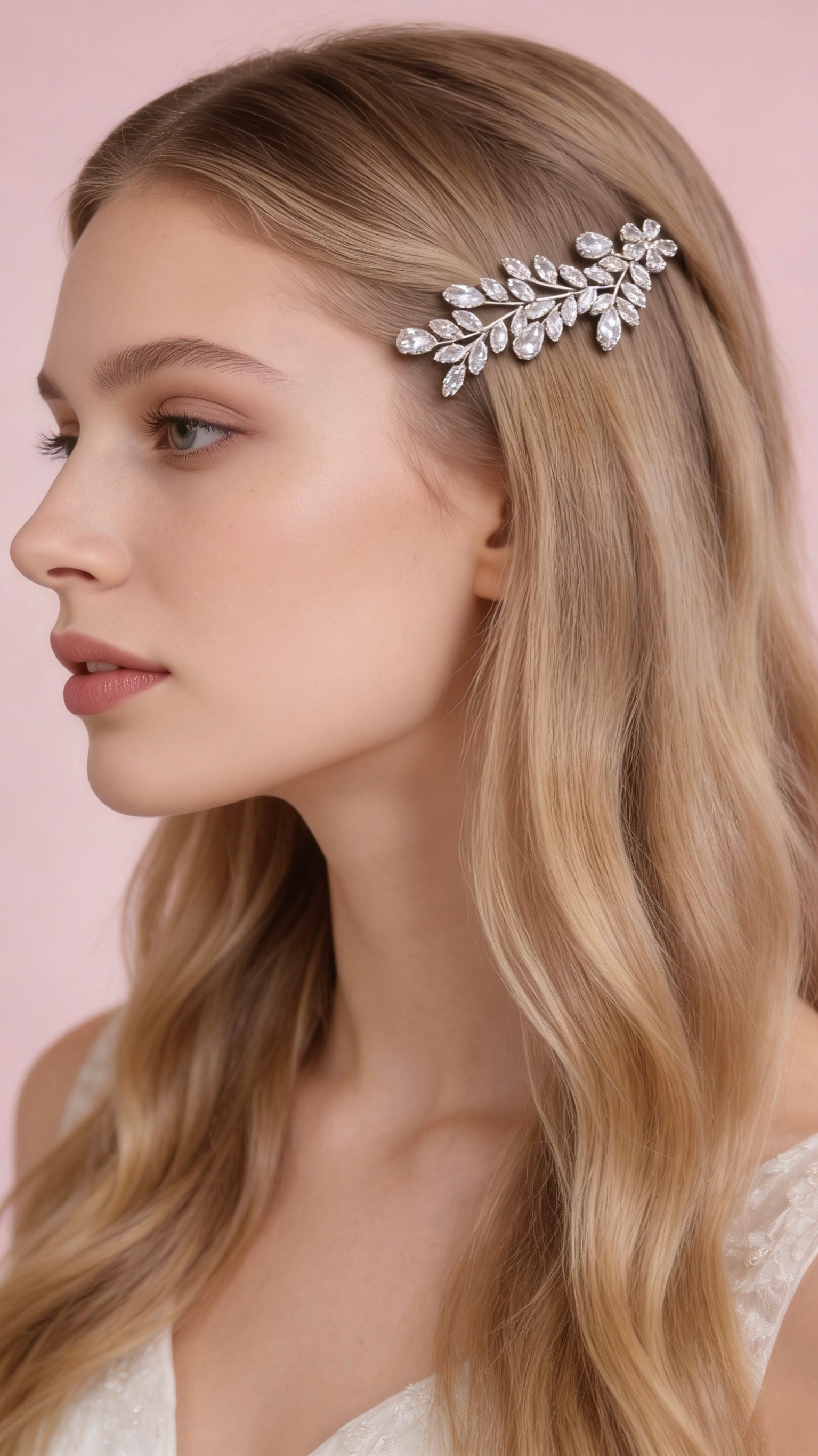 Aurora Willow Leaf Bridal Hair Comb - MOGHANT