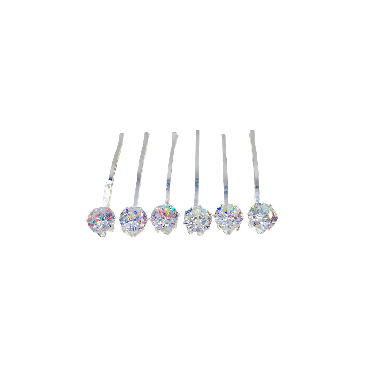 Épure Minimalist Bobby Pin Cubic Zirconia Crystals