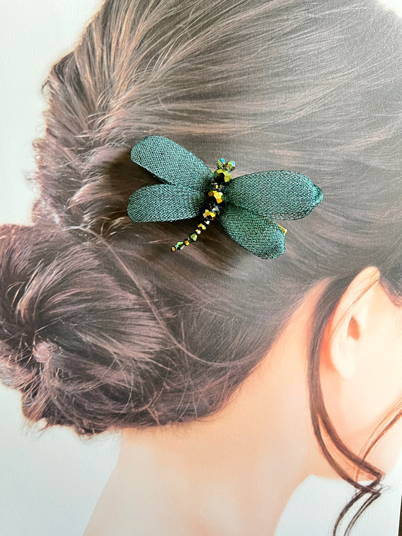 Libellule Sylphide · Dragonfly Alligator Clip