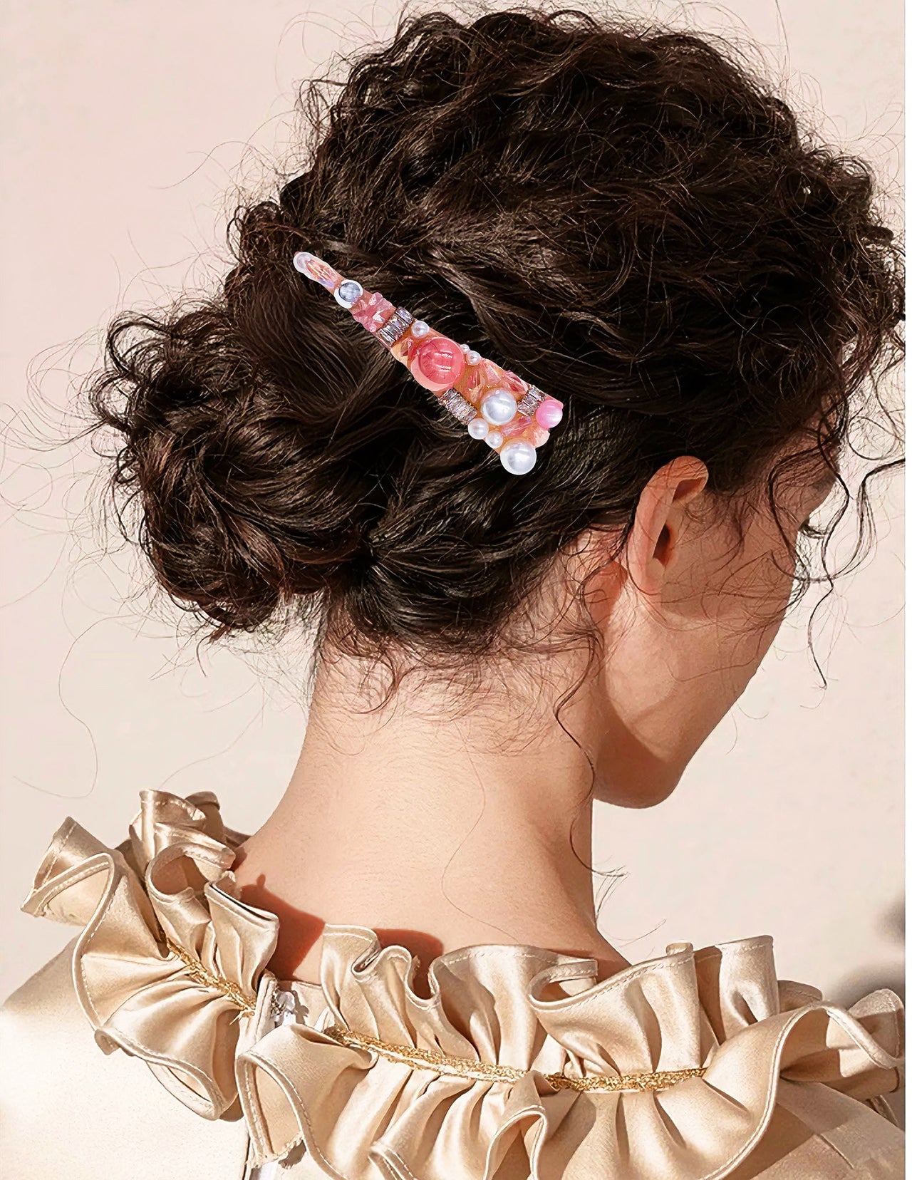 Blush Aurora · Alligator Clip