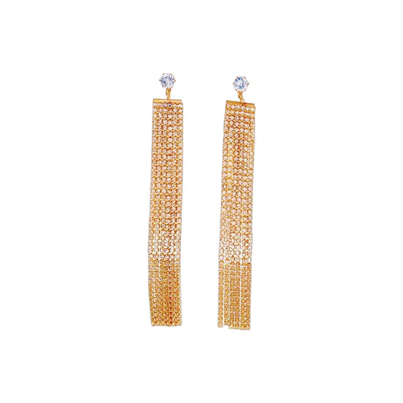 Chute d’Or · Golden Cascade Earrings