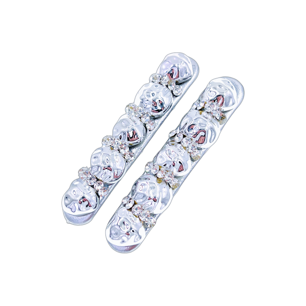 Metallic Baroque Pearl · Alligator Clip