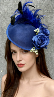 Feathered Rose Whisper Fascinator F3010 - MOGHANT
