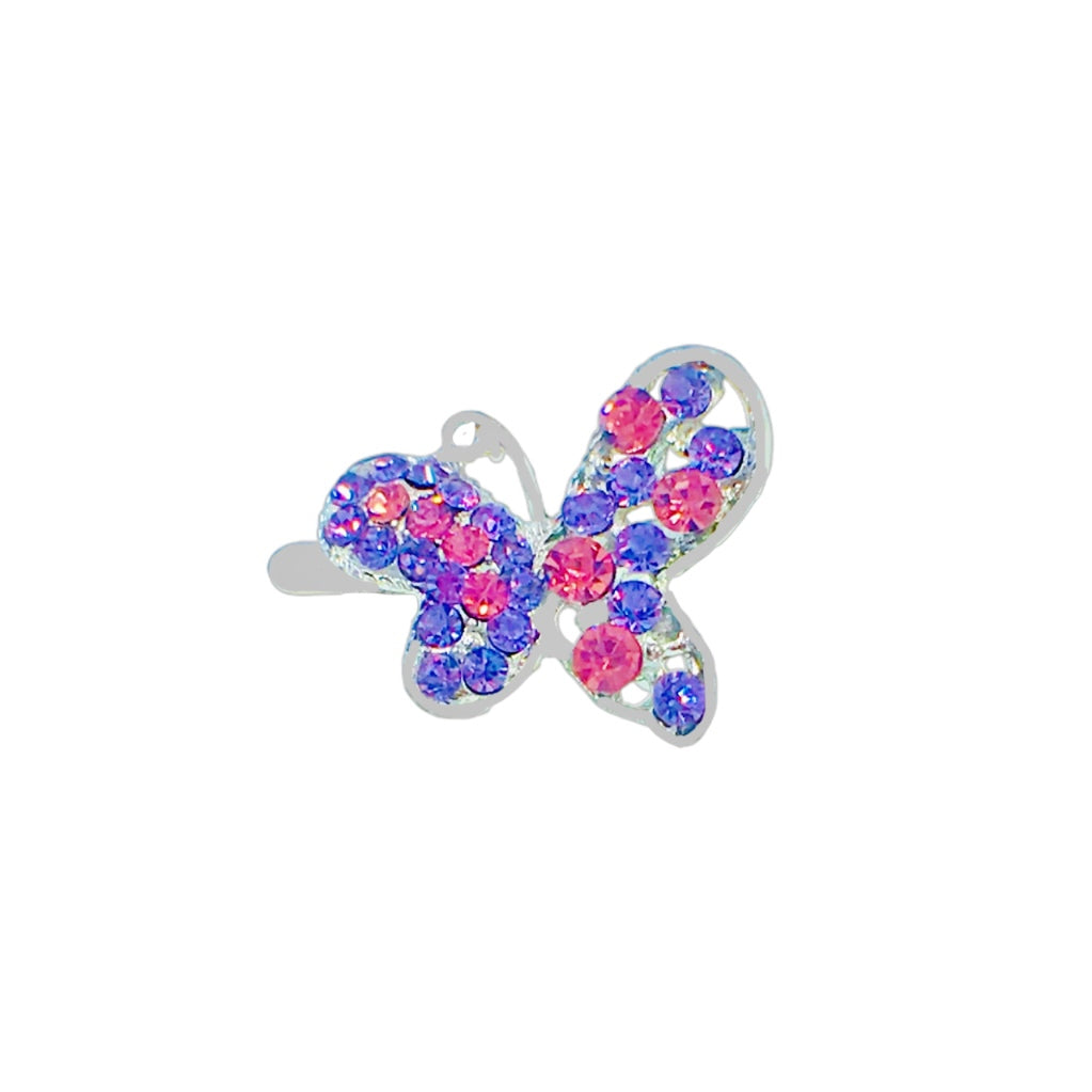 Twinkling Crystal Butterfly Magnetic Hair Clip