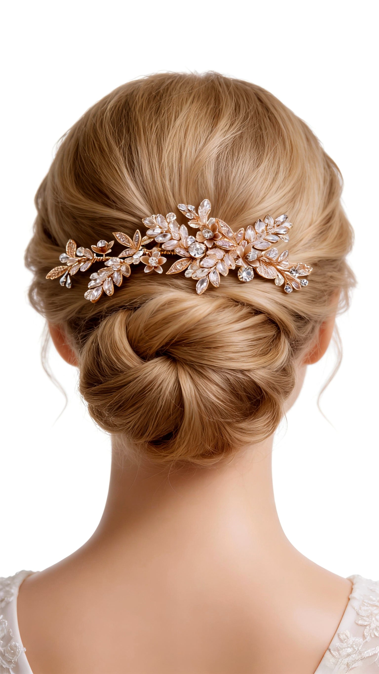 Elysian Handwoven Bloom Bridal Hair Comb - MOGHANT
