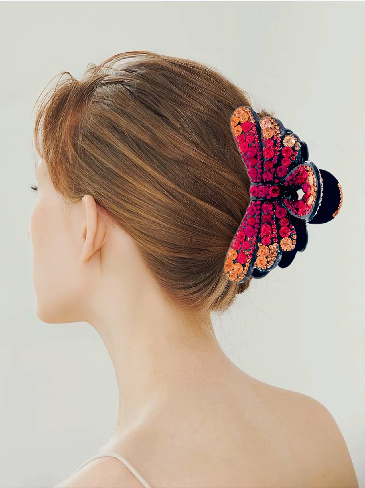 Lustrous Bloom · Velvet Whisper Bow Hair Claw