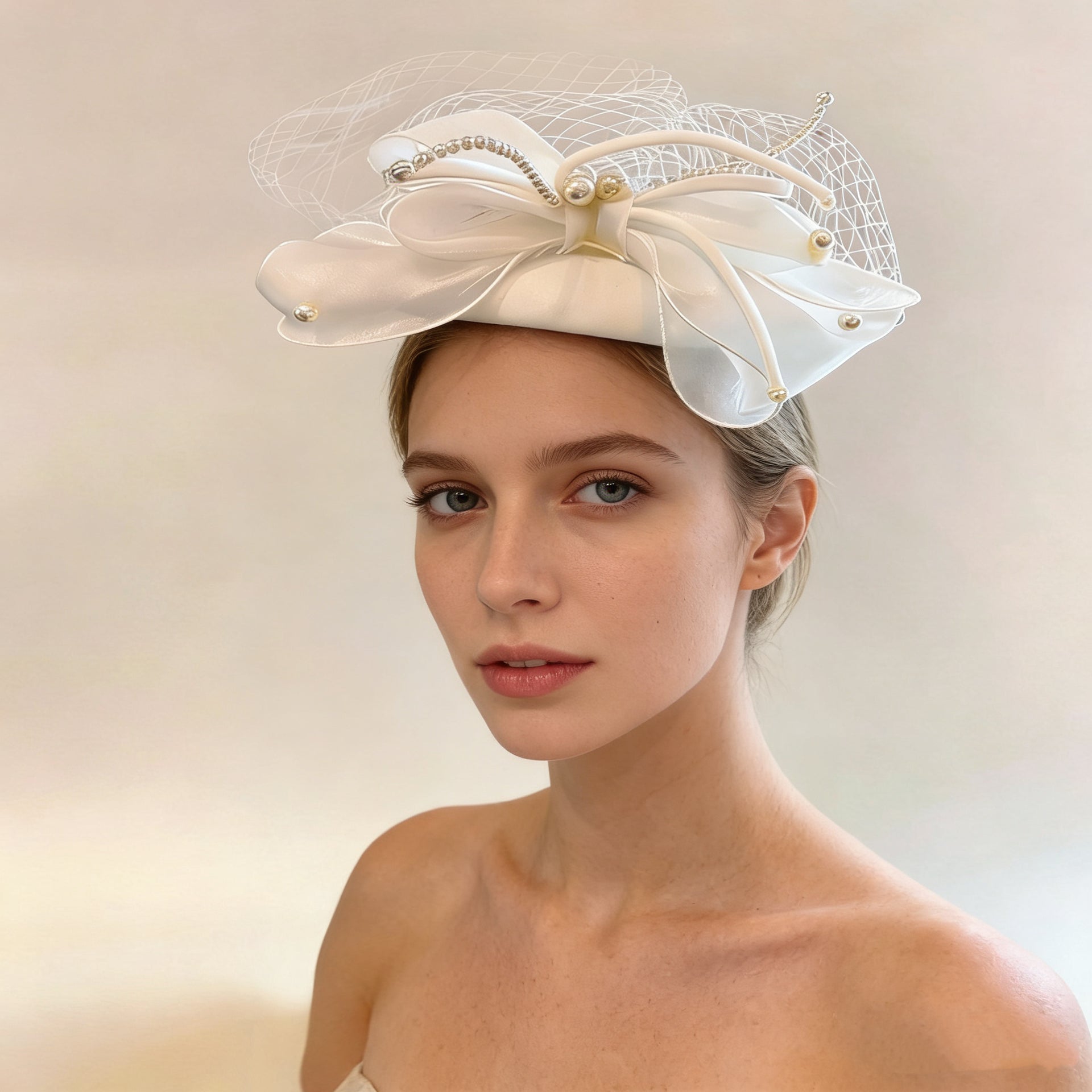 Perla Noeud Silk Fascinator F3027 ✅ - MOGHANT