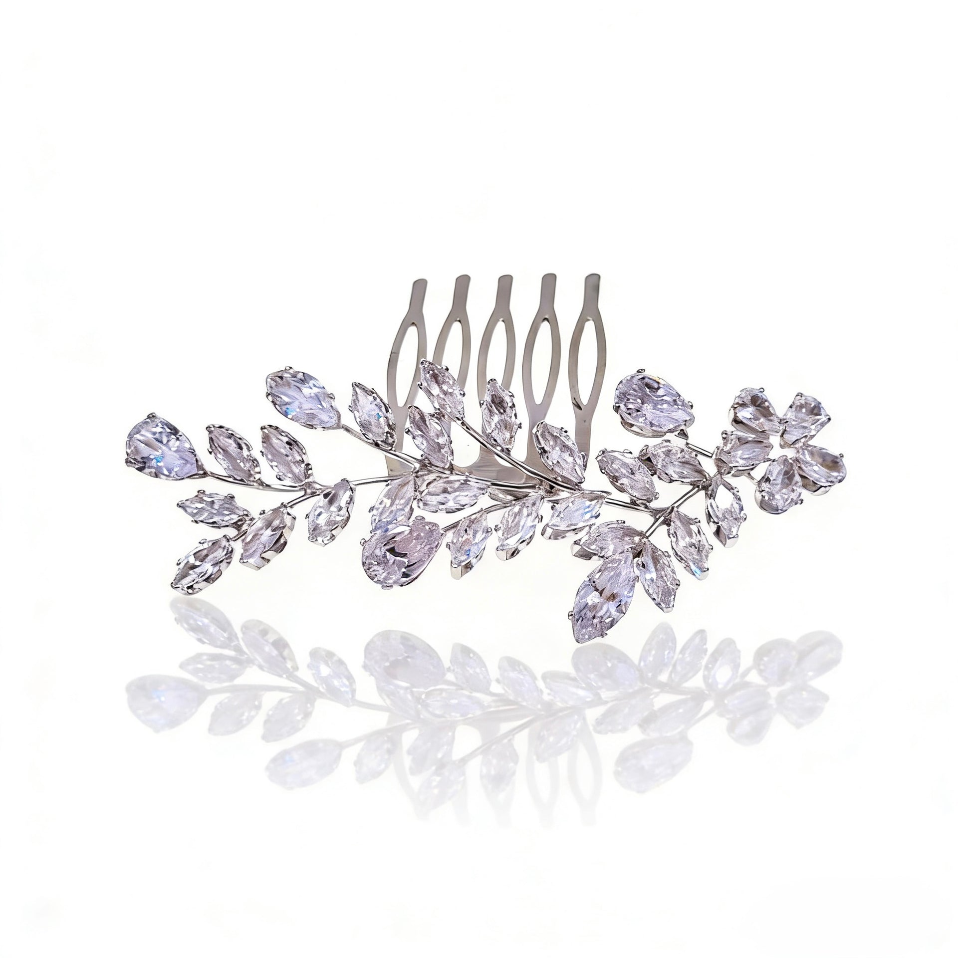 Aurora Willow Leaf Bridal Hair Comb - MOGHANT