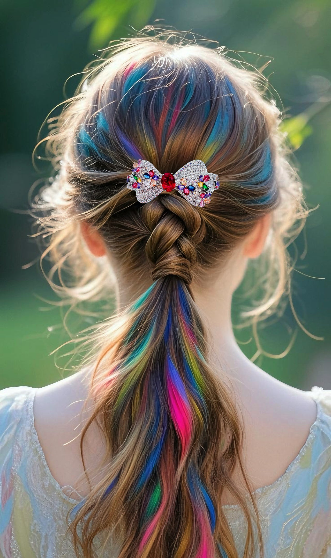Noeud de Gala · Radiant Bloom Bow Barrette