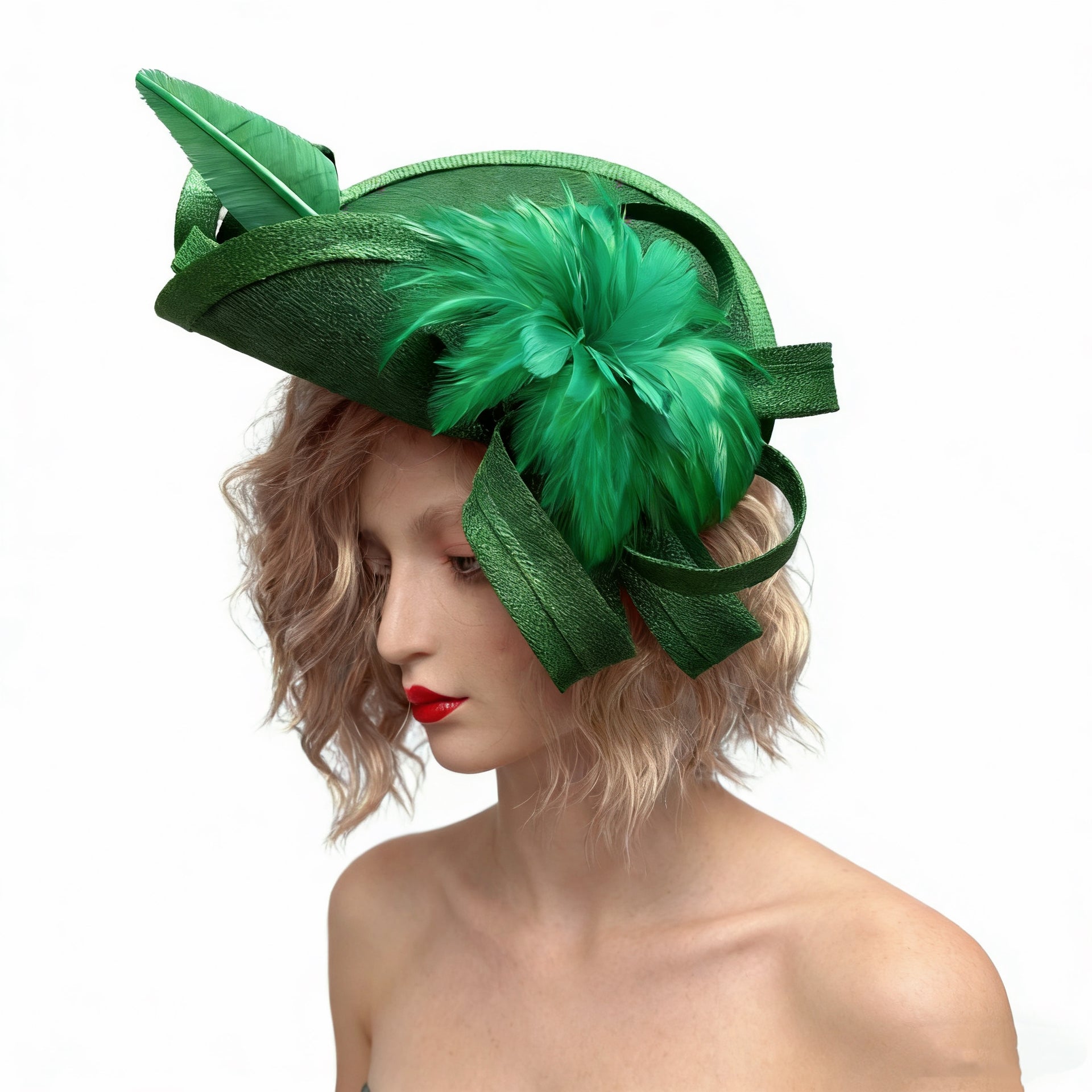 Plume Rosée Fascinator F3014 - MOGHANT