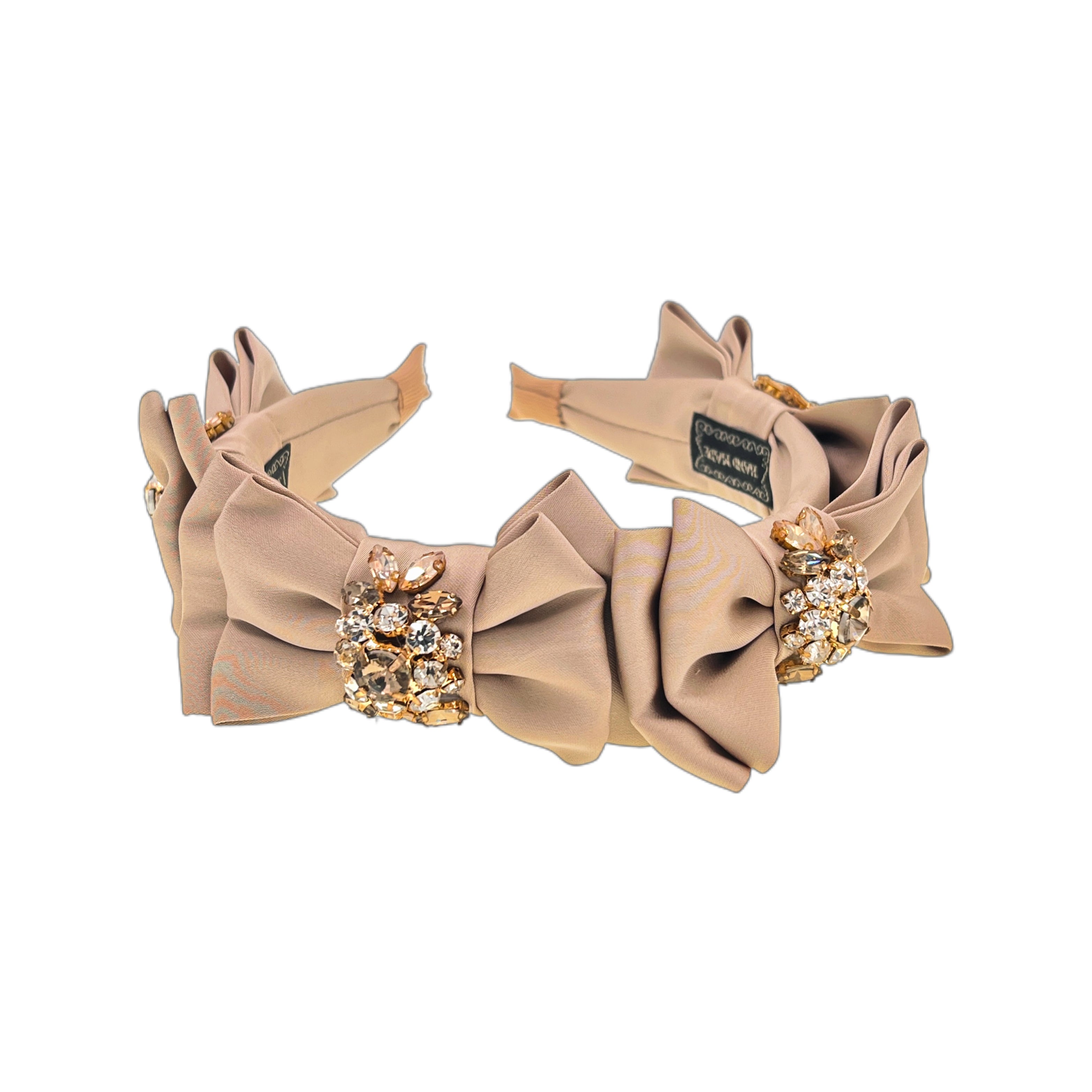 Aurore Glam Simple Headband Hairband use Cubic Zirconia