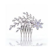 Lumina Delicate Petal Leaf Bridal Hair Comb - MOGHANT