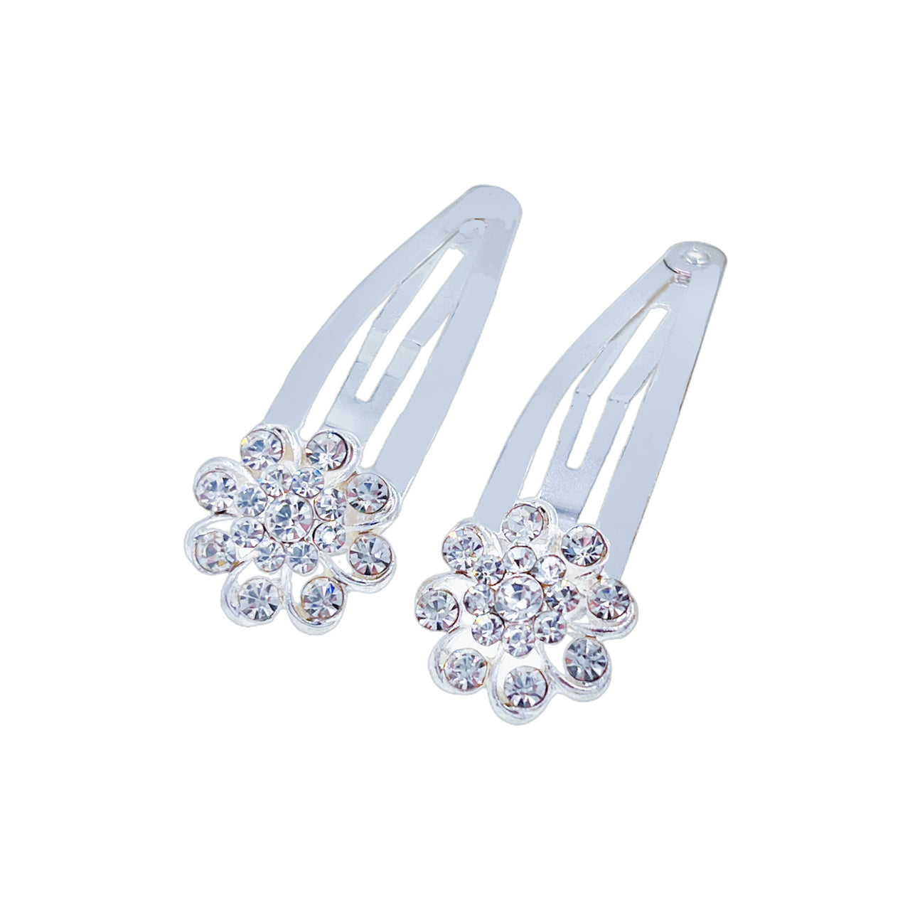Crystal Flower Click-Clack Clip · C08
