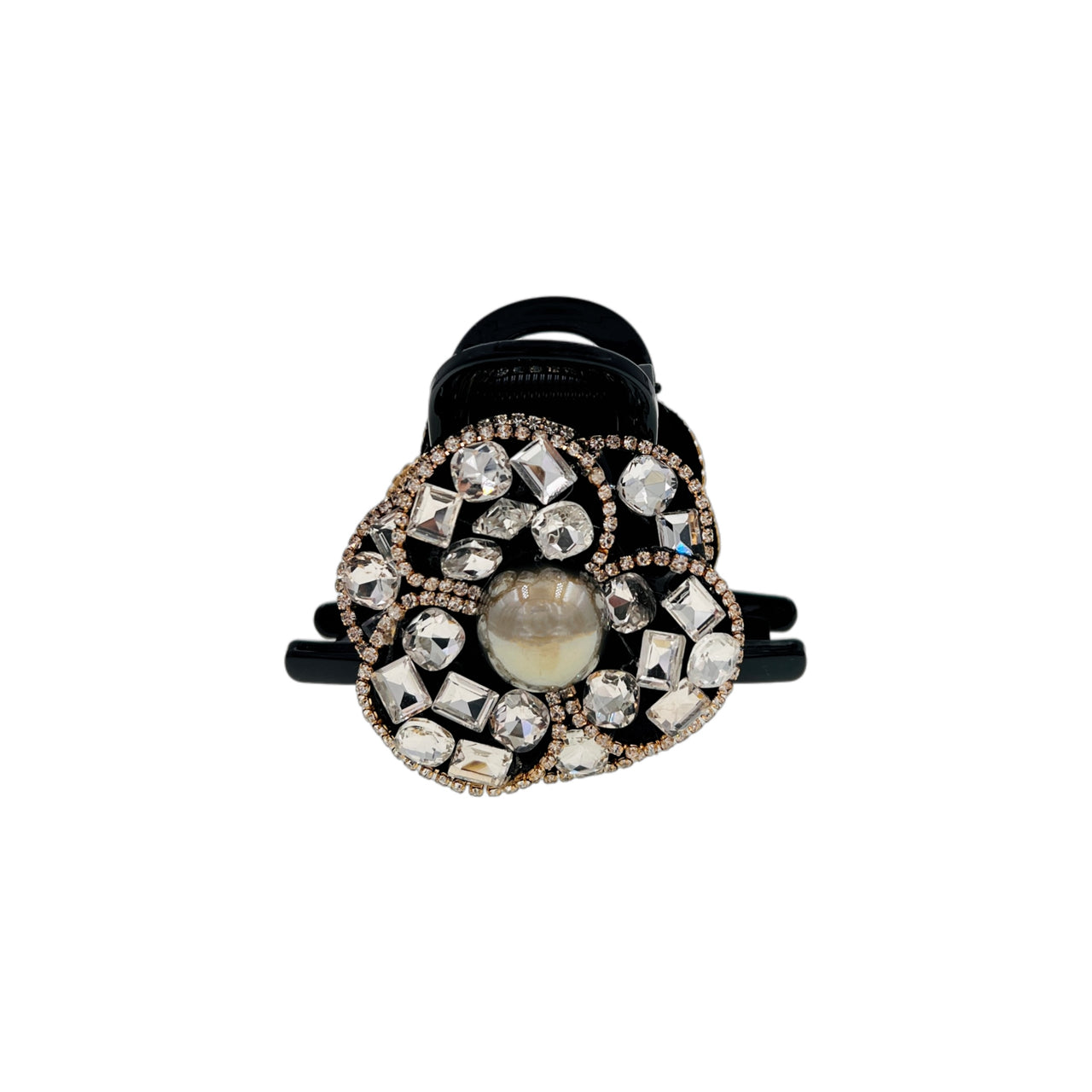Miss Roselune · Pearl & Crystal Rose Hair Claw