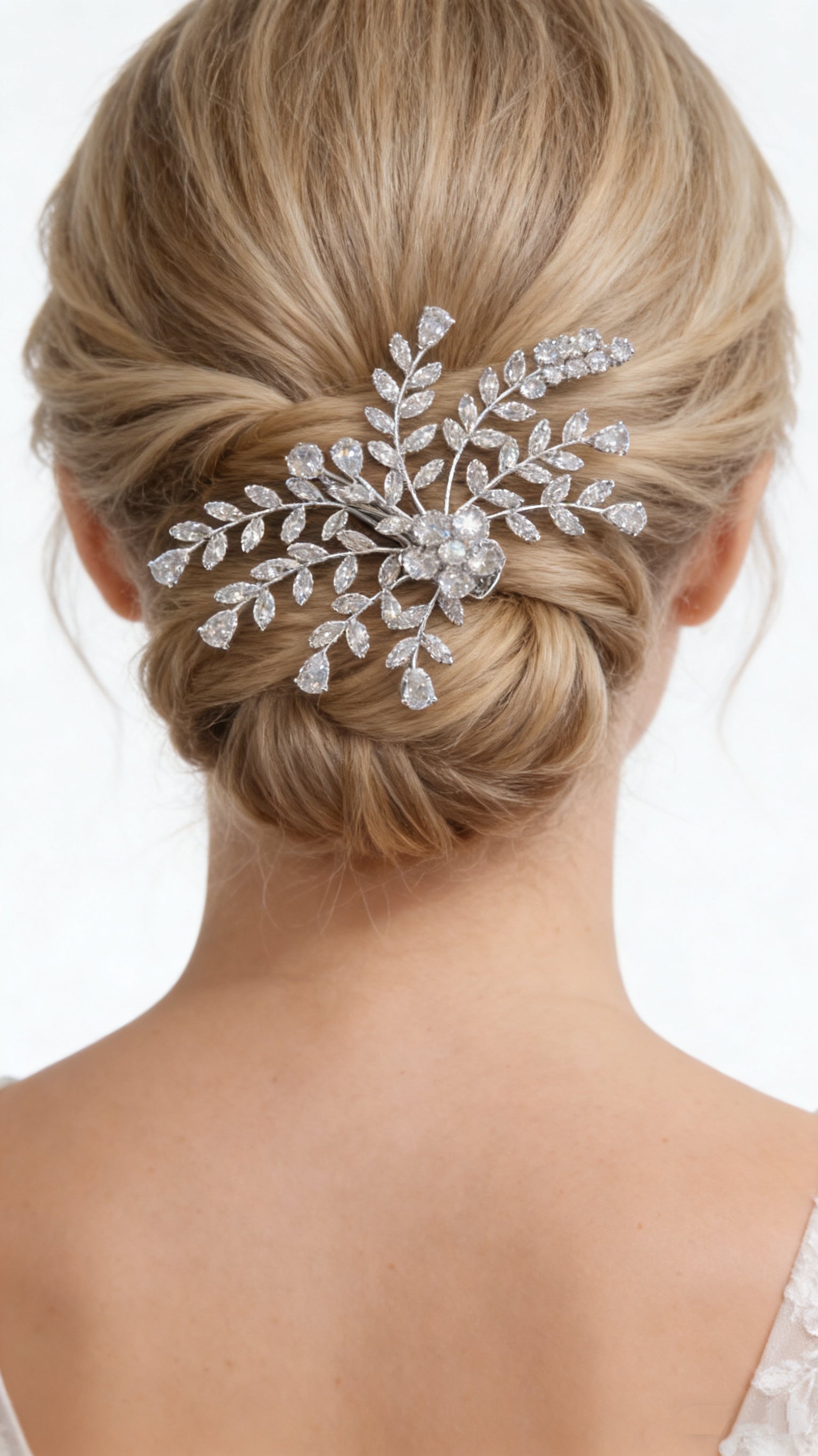 Aurora Petite Blossom Bridal Hair Clip - MOGHANT