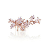 Elysian Handwoven Bloom Bridal Hair Comb - MOGHANT