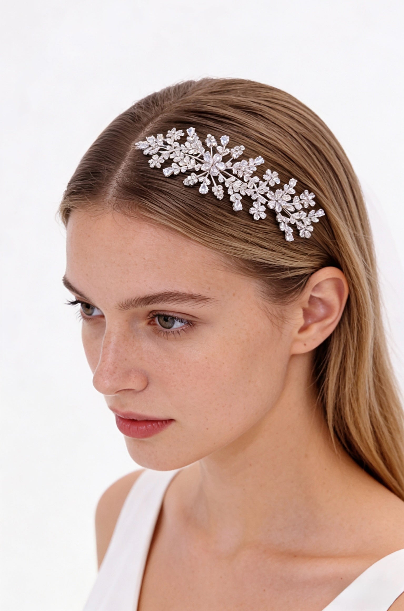 Aurora Floral Vine Bridal Hair Comb - MOGHANT
