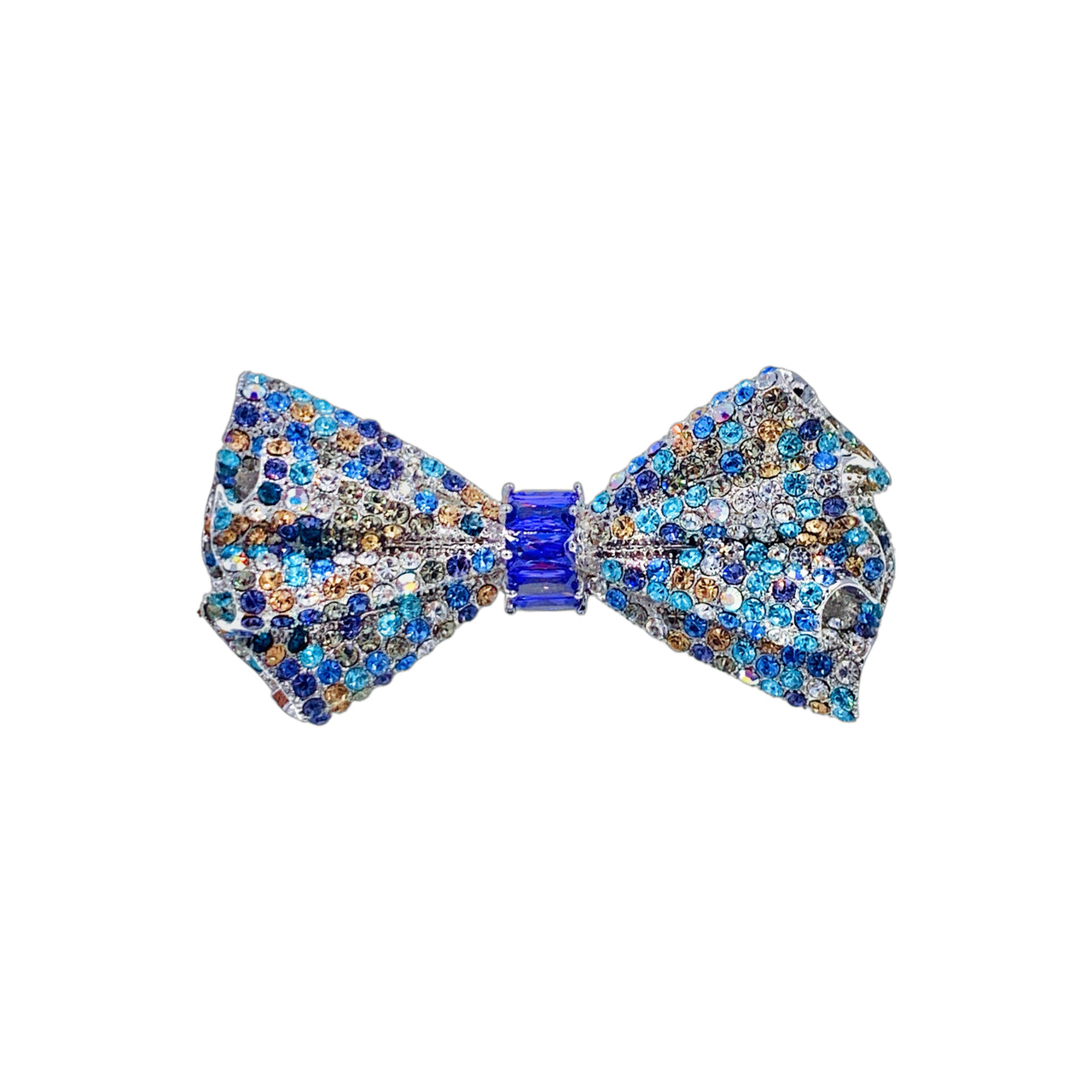 Noeud Cristal · Austrian Crystal Pavé Bow Barrette