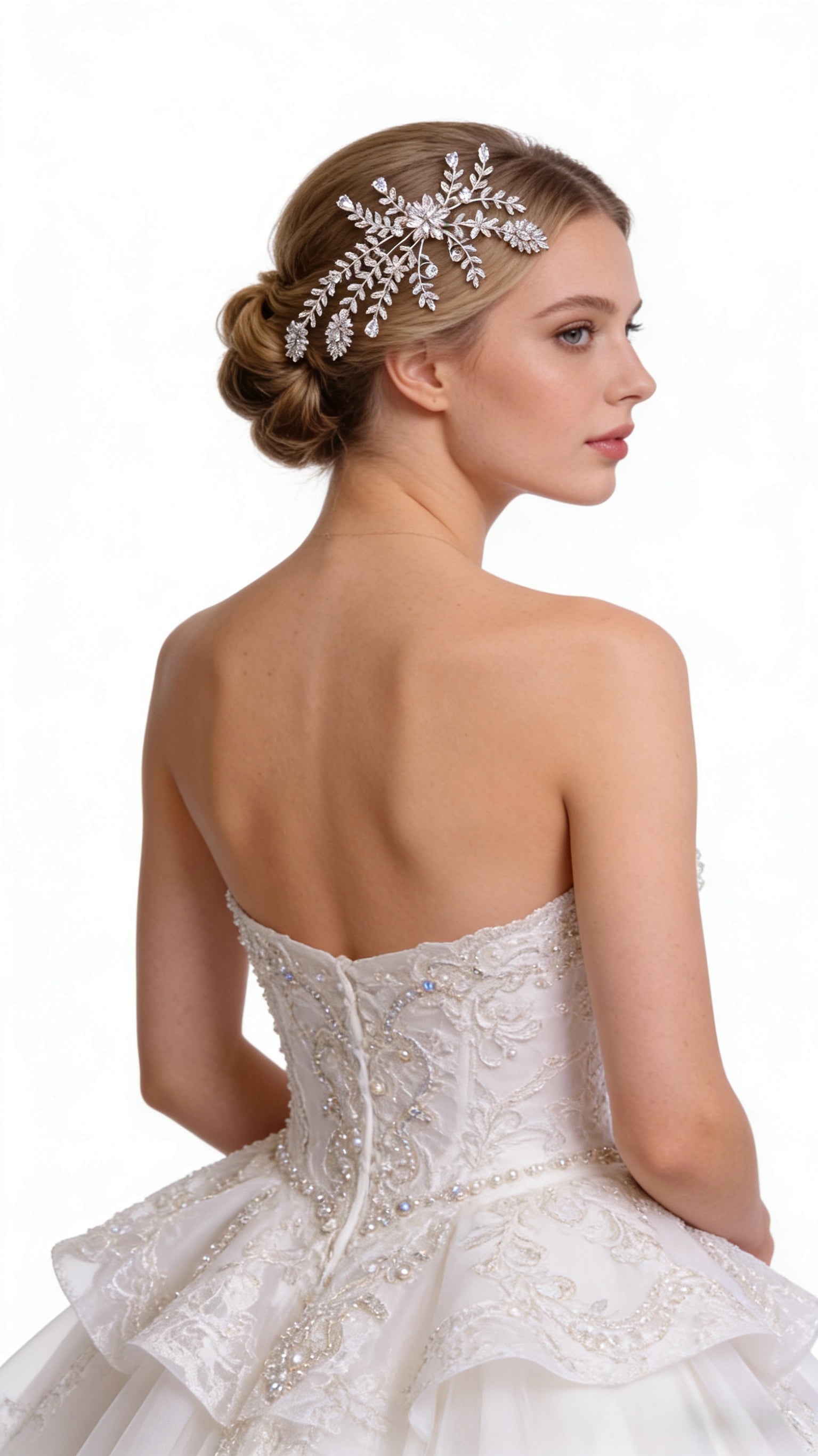 Lumina Majestic Branch Bridal Hair Comb - MOGHANT