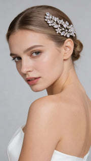 Aurora Luminous Blossom Bridal Hair Comb - MOGHANT