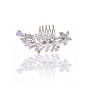 Lumina Butterfly Dewdrop Bridal Hair Comb - MOGHANT