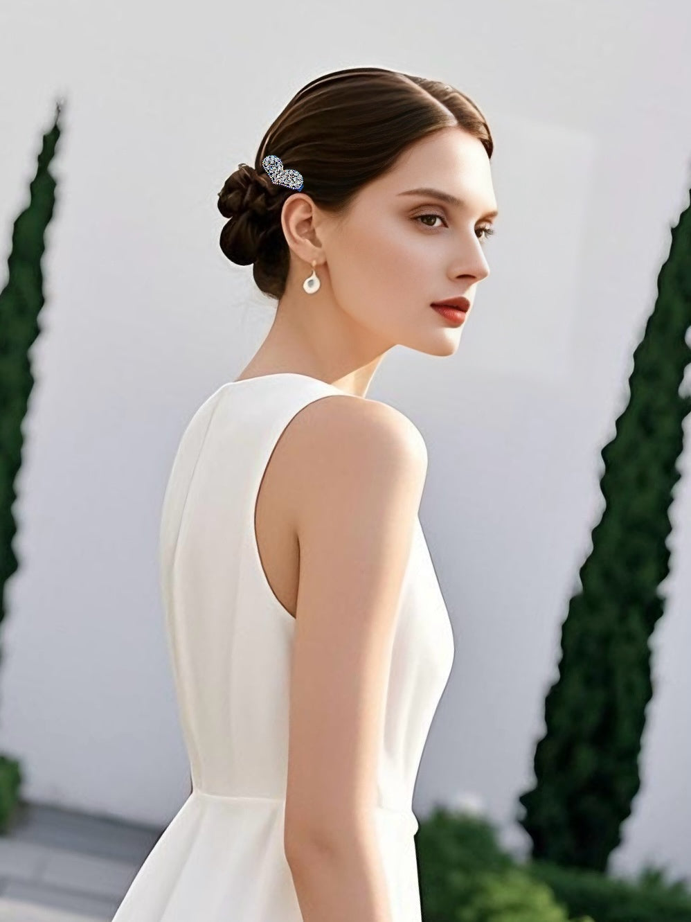 Crystal Whimsy · Lover’s Glint Heart Alligator Clip