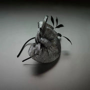 Abacá Bow & Plume Fascinator F3008 - MOGHANT