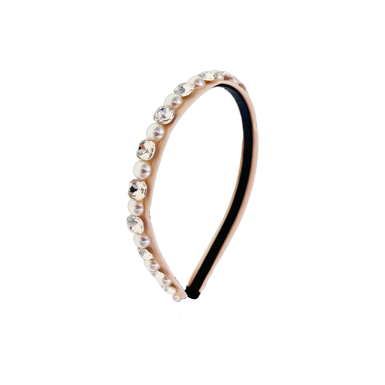 Windsor Grace · Crystal & Pearl Headband