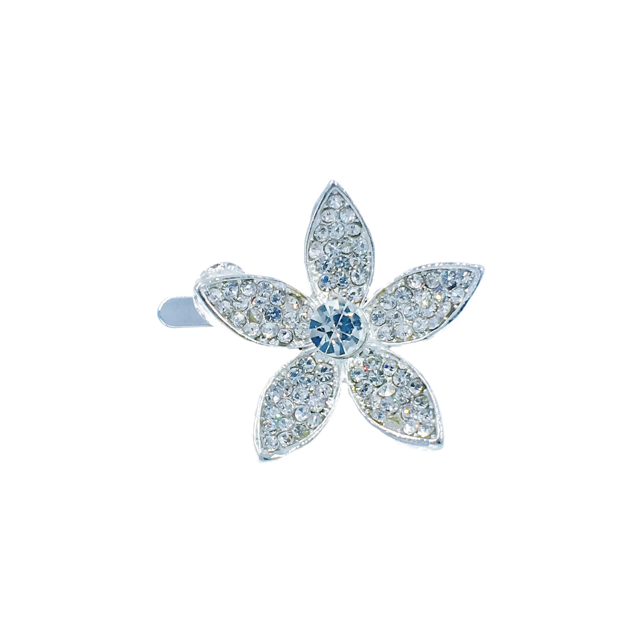 Redbud Crystal Flower Magnetic Clip