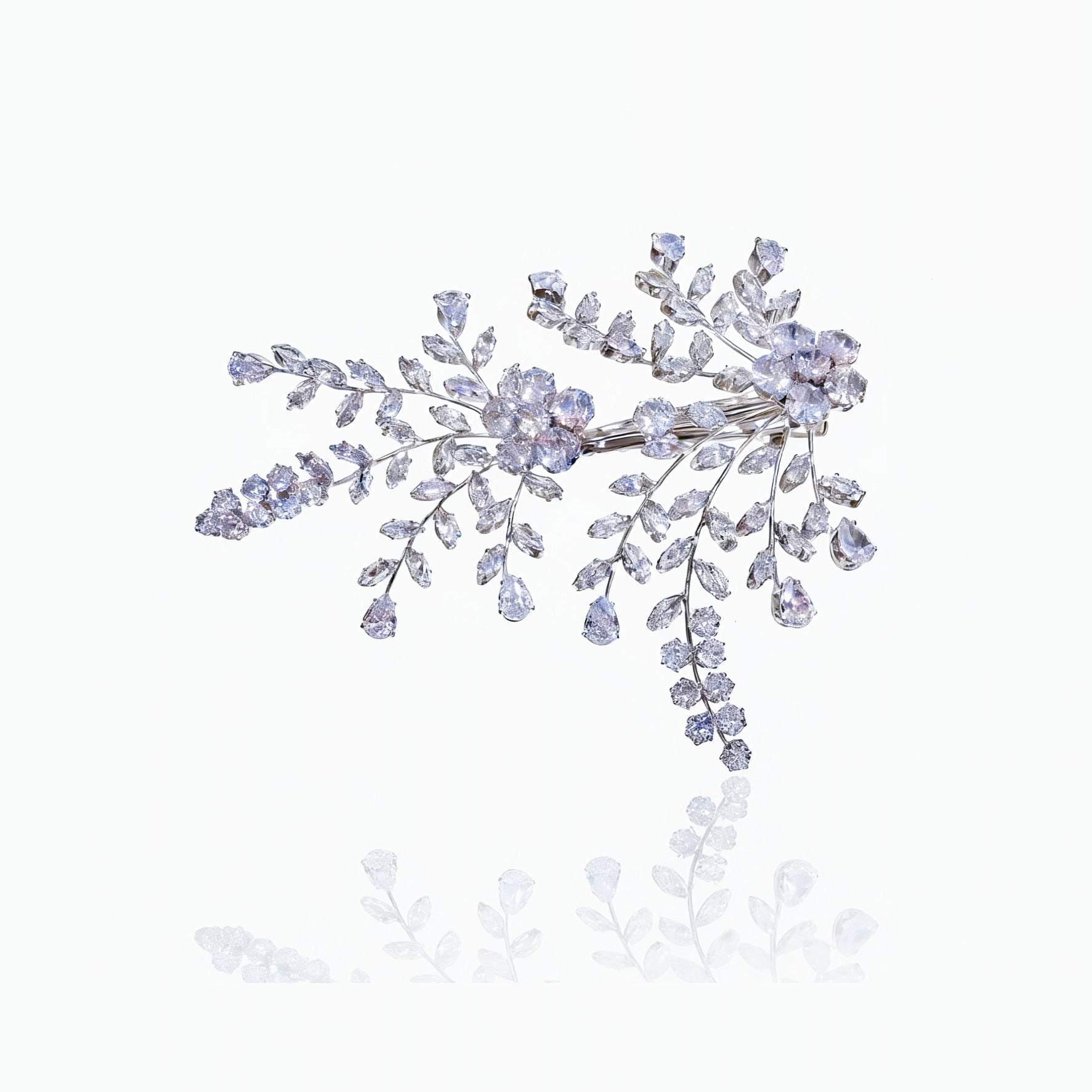 Aurora Blooming Vine Bridal Hair Clip - MOGHANT