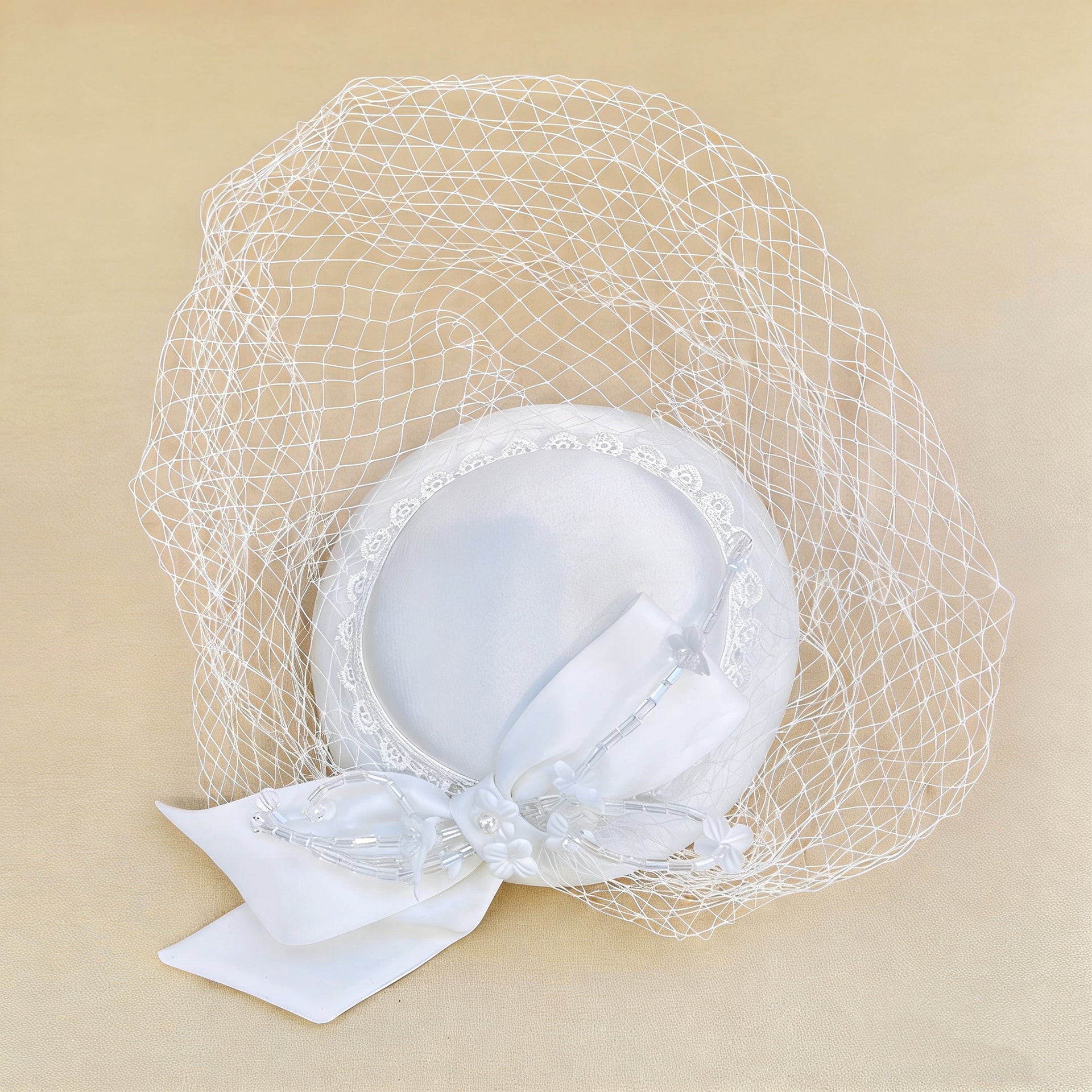 Noeud Élégance Silk Fascinator F3026 ✅ - MOGHANT