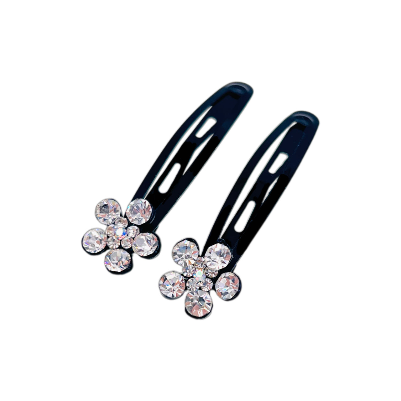 Flower Crystal Click-Clack Clip · C25